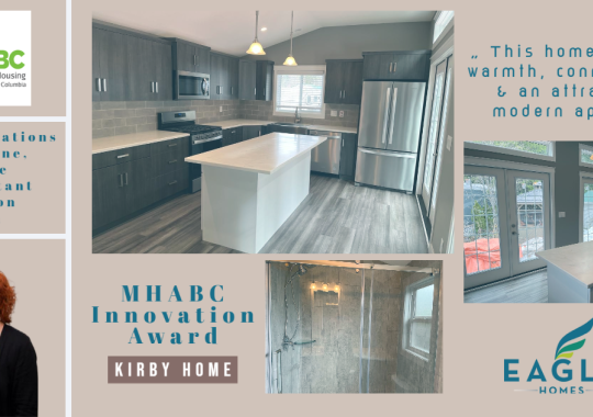 Eagle Homes - Congratulations, Adrienne.