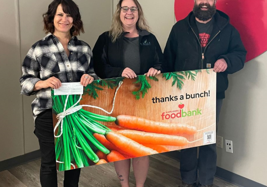 Eagle Homes - Kamloops Food Bank Donation
